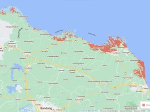 Daftar Wilayah di Pesisir Pantura Jabar yang Terancam Tenggelam