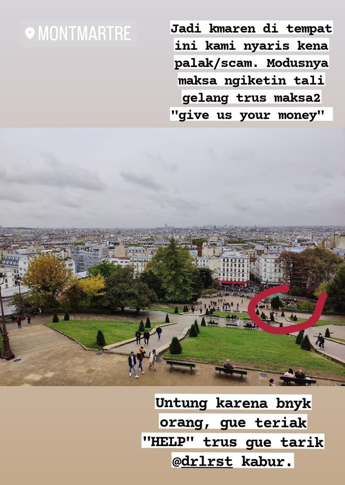 Turis Indonesia kena palak di Paris