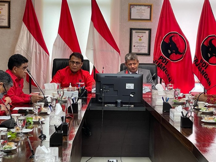 Ahmad Basarah dan Pimpinan Media dari Tunisia