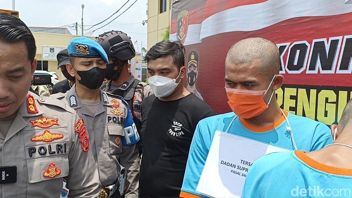 Empat pelaku pembunuhan di Cianjur.