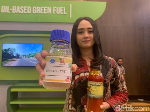 Inovasi minyak sawit menjadi bensin atau bensin sawit.