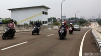 Jalan layang sepanjang 700 meter tersebut diujicoba selama tujuh kedepan.