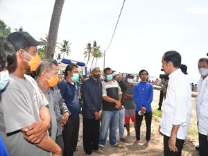 Nelayan Bangka Ngeluh ke Jokowi soal Minimnya Mesin Perahu