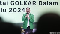 Para jajaran petinggi partai mulai dari sekjen dan pengurus DPP turut hadir mendampingi. Mereka datang untuk menghadiri agenda pemaparan visi dan misi KIB.