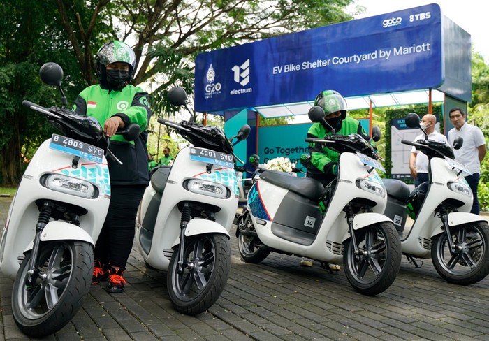 Motor listrik di G20 Bali