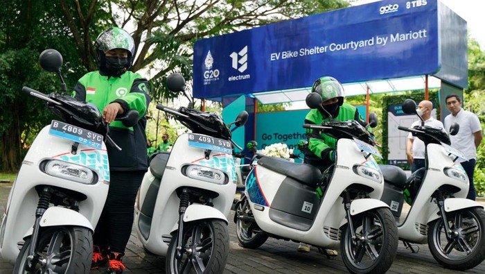 Motor listrik di G20 Bali