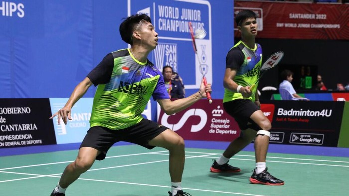Muh Putra Erwiansyah/Muhammad Rayhan Nur Fadillah di Kejuaraan Dunia Junior 2022