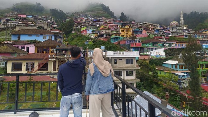 Nepal van Jwa di lereng Gunung Sumbing, Magelang. Foto diambil Kamis (20/10/2022).