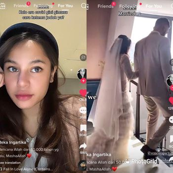 Pasangan beda negara viral di media sosial.