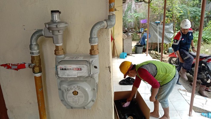 Pemasangan Pipa Jargas Rumah Tangga di Kecamatan Balongan, Indramayu