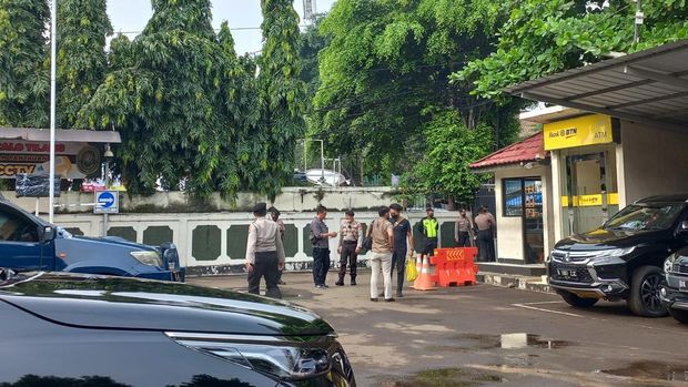 Penjagaan di PN Jaksel sebelum sidang Ferdy Sambo, Kamis (20/10/2022).