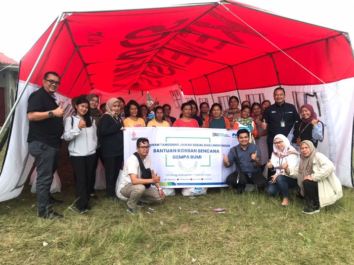 PNM Salurkan 300 Paket Sembako untuk Korban Gempa Tapanuli