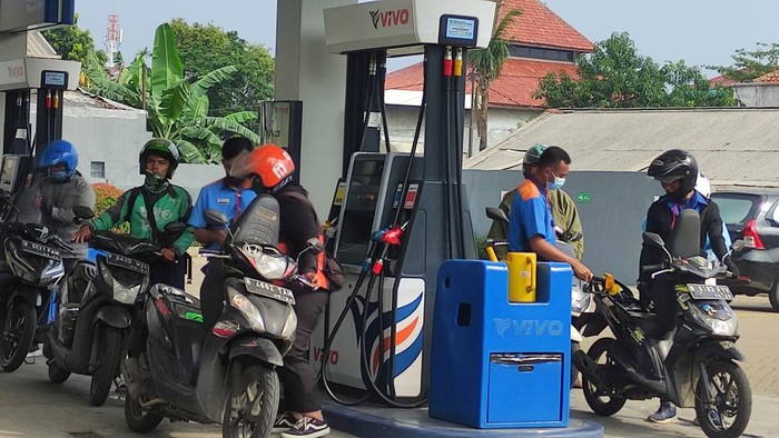 SPBU VIVO di Jalan Juanda, Bekasi, Jawa Barat. Foto: Septian Farhan Nurhuda / detikOto.