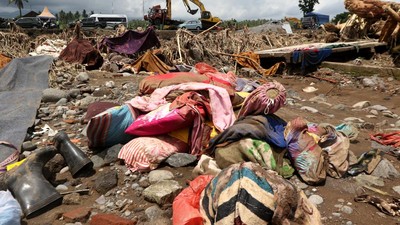 Suasana Terkini Usai Banjir Bandang di Jembrana Bali