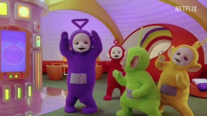 Teletubbies Serial reboot Teletubbies yang tayang di Netflix.