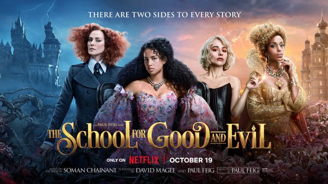 Review Film 'The School for Good and Evil': Petualangan Magis dan Konflik Kegelapan