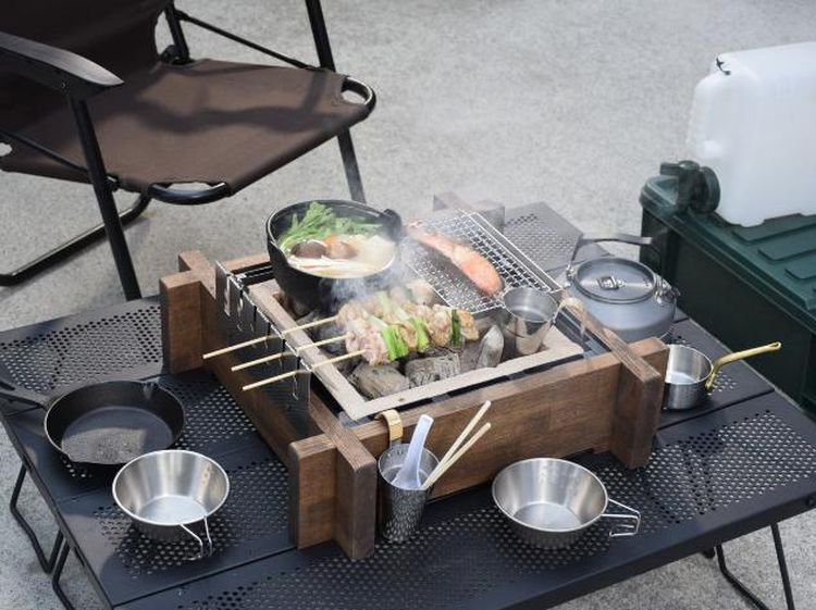 Unik! Pemanggang Makanan Khas Jepang Ini Bisa Dibawa-bawa