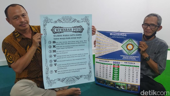 Wewarah tujuh yang menjadi pedoman bagi warga Sapta Darma, Kamis (20/10/2022).