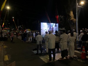 AHY-Gatot Hadiri Peringatan Maulid Nabi di Kediaman Habib Ali Assegaf