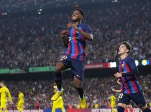 Ansu Fati Cetak Gol Kemenangan Barca atas Milan, Xavi Beri Sanjungan