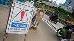 Awas! Jl Galunggung Arah Manggarai Beda Tinggi dan Berlubang
