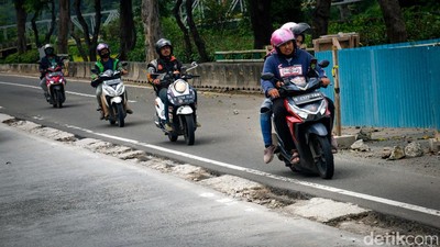 Awas! Jl Galunggung Arah Manggarai Beda Tinggi dan Berlubang