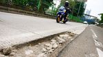 Awas! Jl Galunggung Arah Manggarai Beda Tinggi dan Berlubang