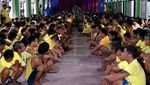 Begini Momen Sidak di Penjara Paling Sesak Filipina