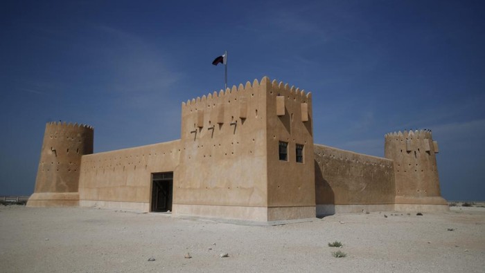 Benteng Bersejarah Qatar, Wisata Menarik di Sela-sela Piala Dunia Soccer Football - FIFA World Cup Qatar 2022 Preview - Al Zubarah, Qatar - October 18, 2022. Picture taken October 18, 2022 General view of the Al Zubara Fort REUTERS/Hamad I Mohammed