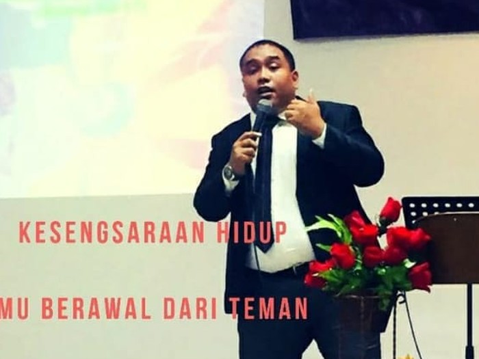 Christian Rudolf Tobing, tersangka pembunuhan wanita di apartemen Jakarta Pusat.