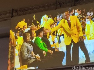 Surya Paloh hingga AHY Hadiri HUT Golkar ke-58 di JIExpo Kemayoran