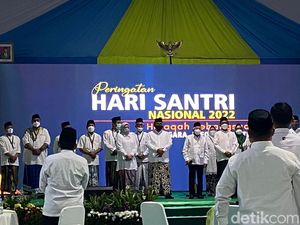 Peringatan Hari Santri Digelar di Kantor Mahfud Md