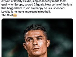 Netizen Sebut Erik Ten Hag Mempermalukan dan Zalimi Ronaldo