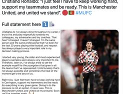 Netizen Sebut Erik Ten Hag Mempermalukan dan Zalimi Ronaldo