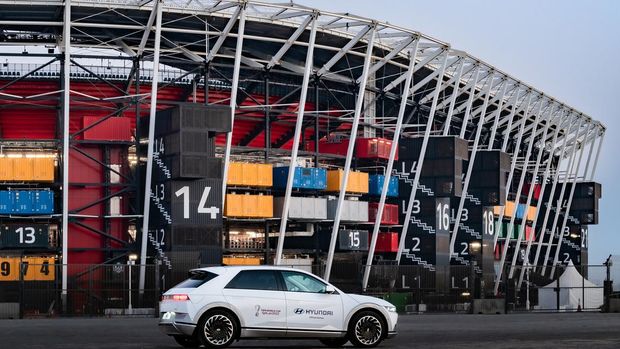 Mobil dan bus listrik Hyundai untuk Piala Dunia 2022 Qatar