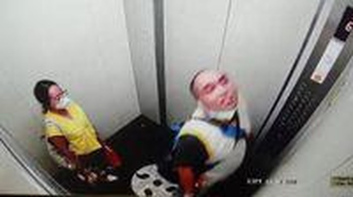 Momen Tersangka Rudolf dan Korban Icha berada dalam satu lift sebelum pembunuhan