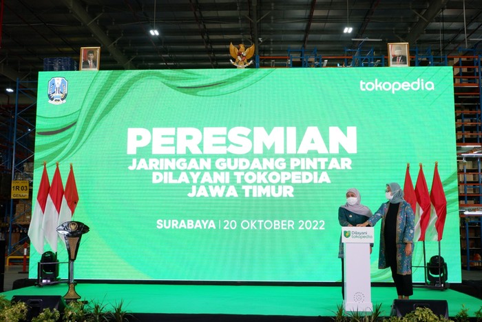 Peresmian Gudang Tokopedia