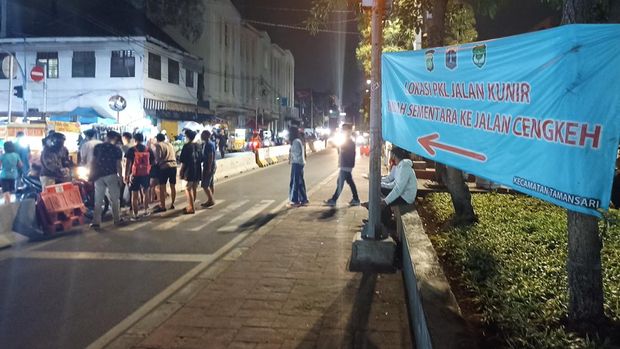 PKL di Jalan Kunir Kota Tua Mulai Berpindah (Wildan-detikcom)