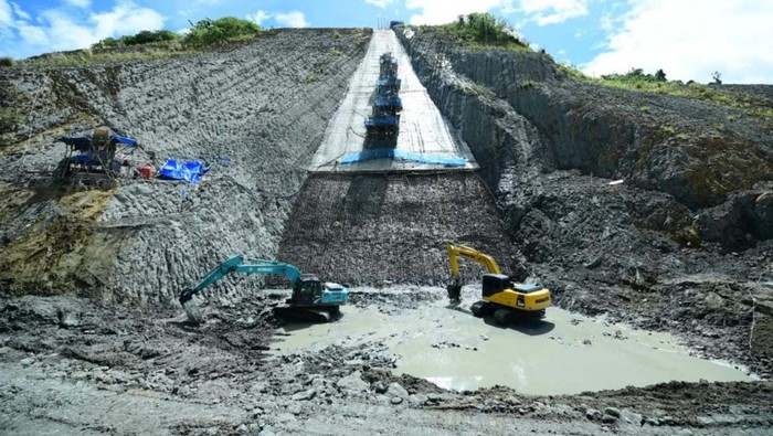 Potret Proyek Bendungan Rukoh di Aceh, Rampung 2023 Pembangunan Bendungan Rukoh di Kabupaten Pidie, Aceh ditargetkan rampung pada 2023. Bendungan ini untuk pengairan lahan irigasi dan pengendaliam banjir.
