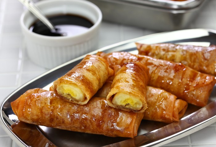 Resep Lumpia Pisang Karamel