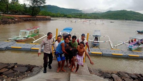 Seorang nelayan disambar petir di Sekotong Lombok Barat hingga tewas, Kamis (20/10/2022).