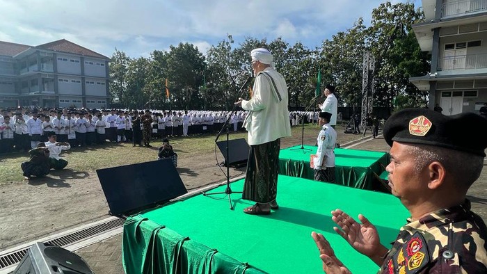 Apel hari santri 2022 di Pondok Pesantren Tebu Ireng, Jombang, Jawa Timur 22 Oktober 2022