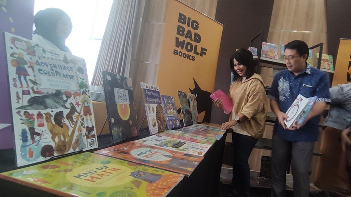 Bazar buku Big Bad Wolf.