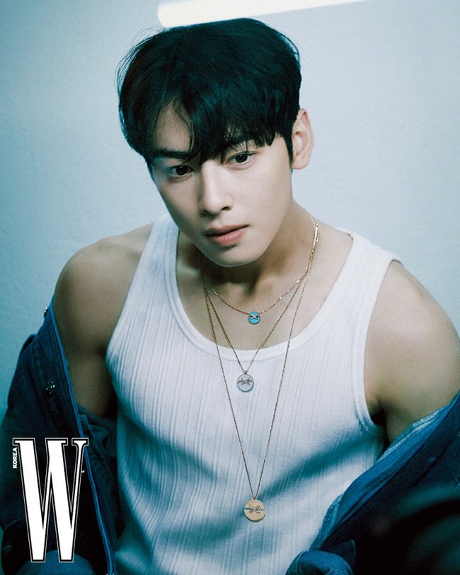 Sebelum resmi debut sebagai personel grup ASTRO, Cha Eun Woo telah mencuri perhatian dengan paras tampannya. Dia mendapat tawaran akting membintangi film My Brilliant Life sebagai cameo. Foto: dok. W Korea
