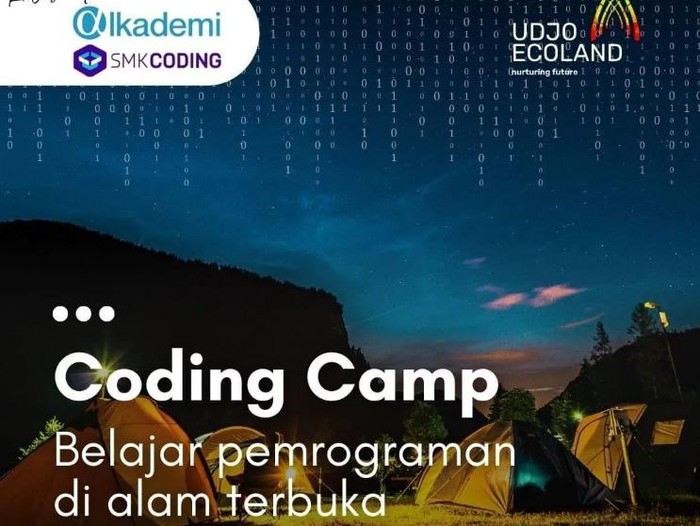 Coding Camp 2022, belajar pemrograman di alam terbuka.