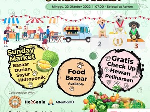 Aerium Gelar Doggo Fun Run & Sunday Market, Berhadiah Total Rp 10 Juta