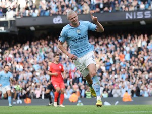 2 Gol Haaland Bawa Man City Tekuk Brighton 3-1