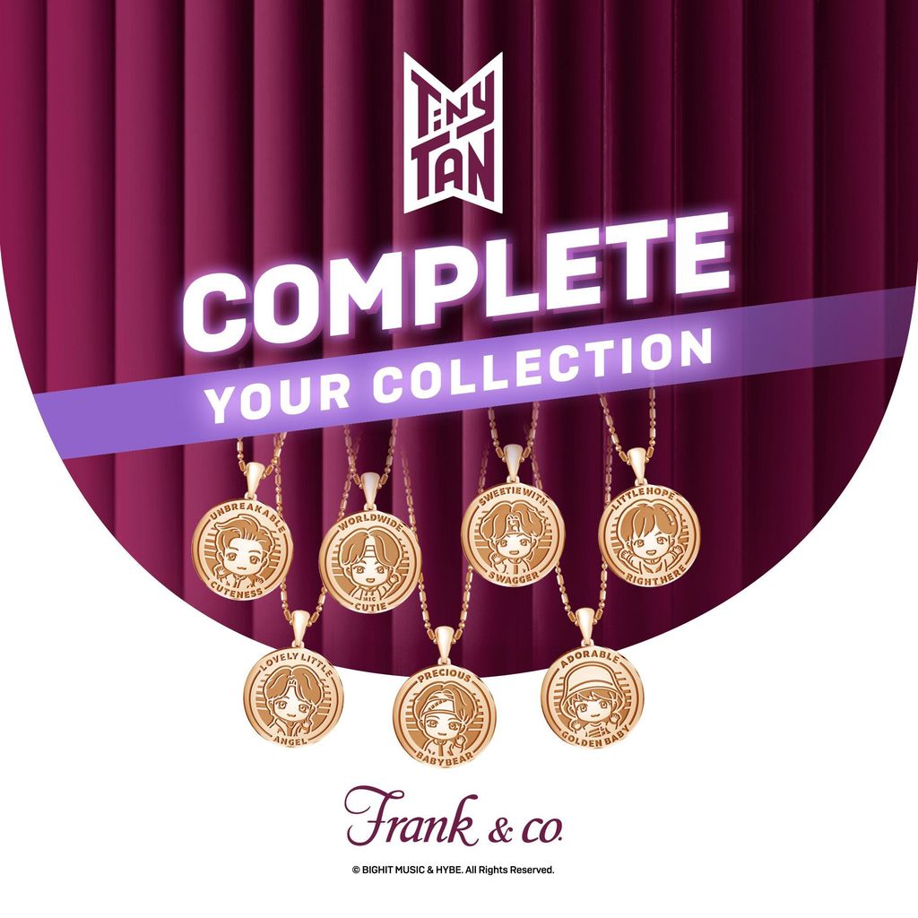 Frank & co.'s TinyTAN Gold Pendant, NEW Frank & co.'s TinyTAN Special Collection.