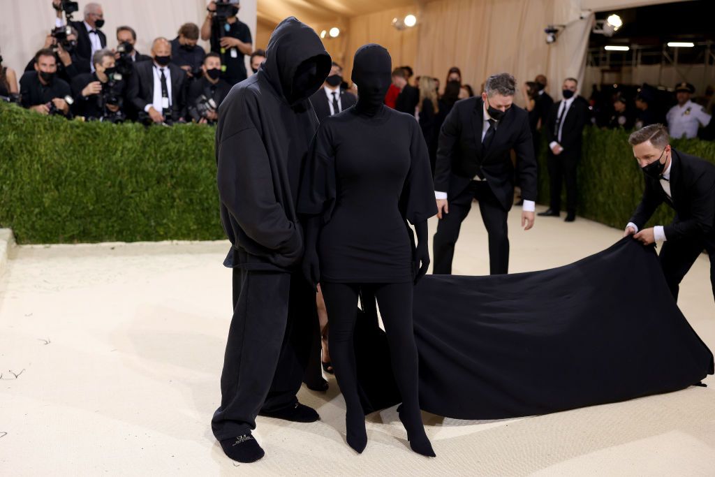 NEW YORK, NEW YORK - SEPTEMBER 13: Kim Kardashian West and Demna Gvasalia attend The 2021 Met Gala Celebrating In America: A Lexicon Of Fashion at Metropolitan Museum of Art on September 13, 2021 in New York City. (Photo by John Shearer/WireImage)