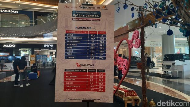 Ragam diskon di Mega Travel Fair.
